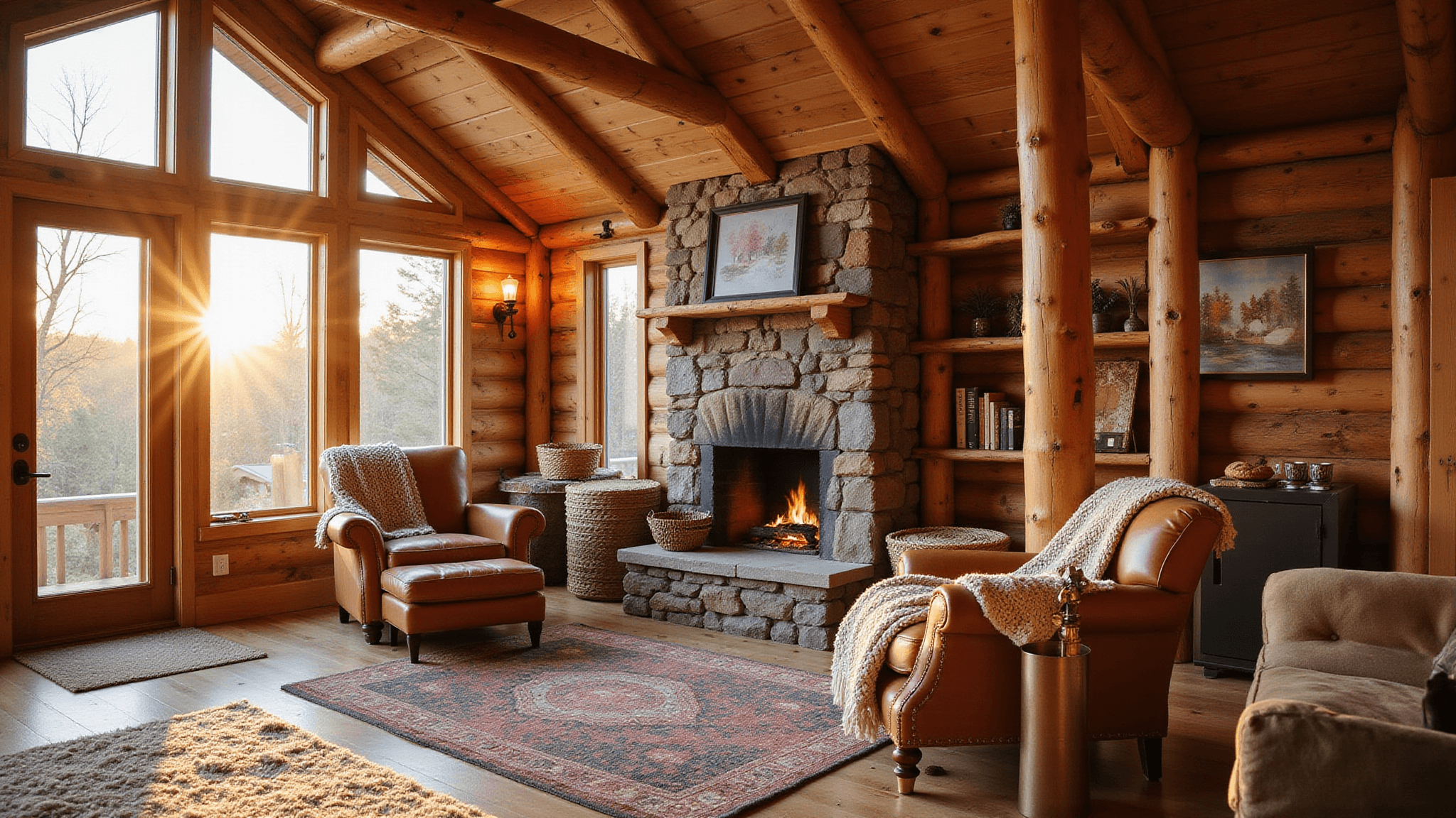 Transform Your Small Cabin: A Cozy Rustic Interior Guide That Actually ...
