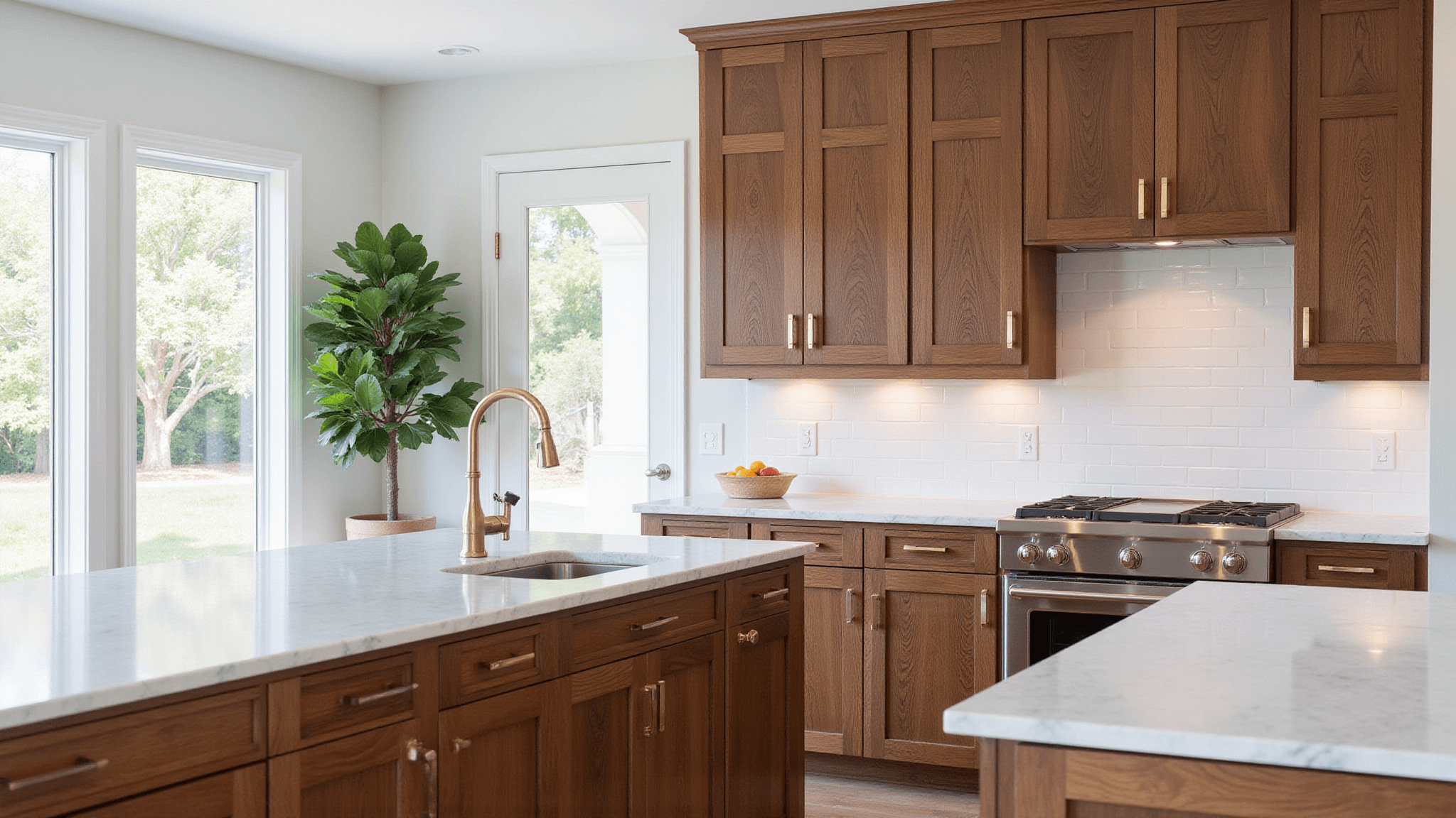The Ultimate Guide to Walnut Kitchen Cabinets: Style, Durability, and ... - Walnut Kitchen Cabinets With Quartz Countertops