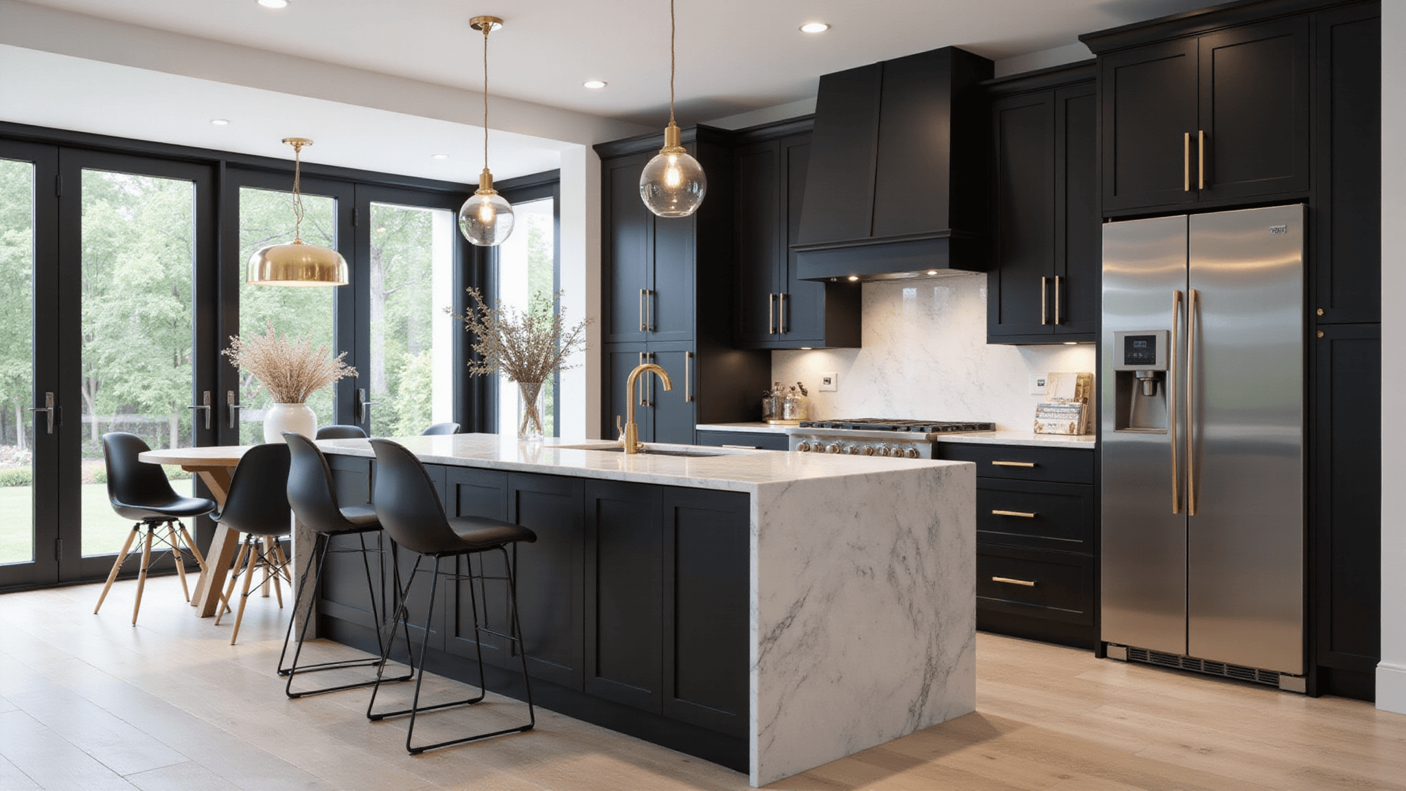 BLACK KITCHEN CABINETS: A DESIGNER'S GUIDE TO BOLD AND BEAUTIFUL SPACES ...