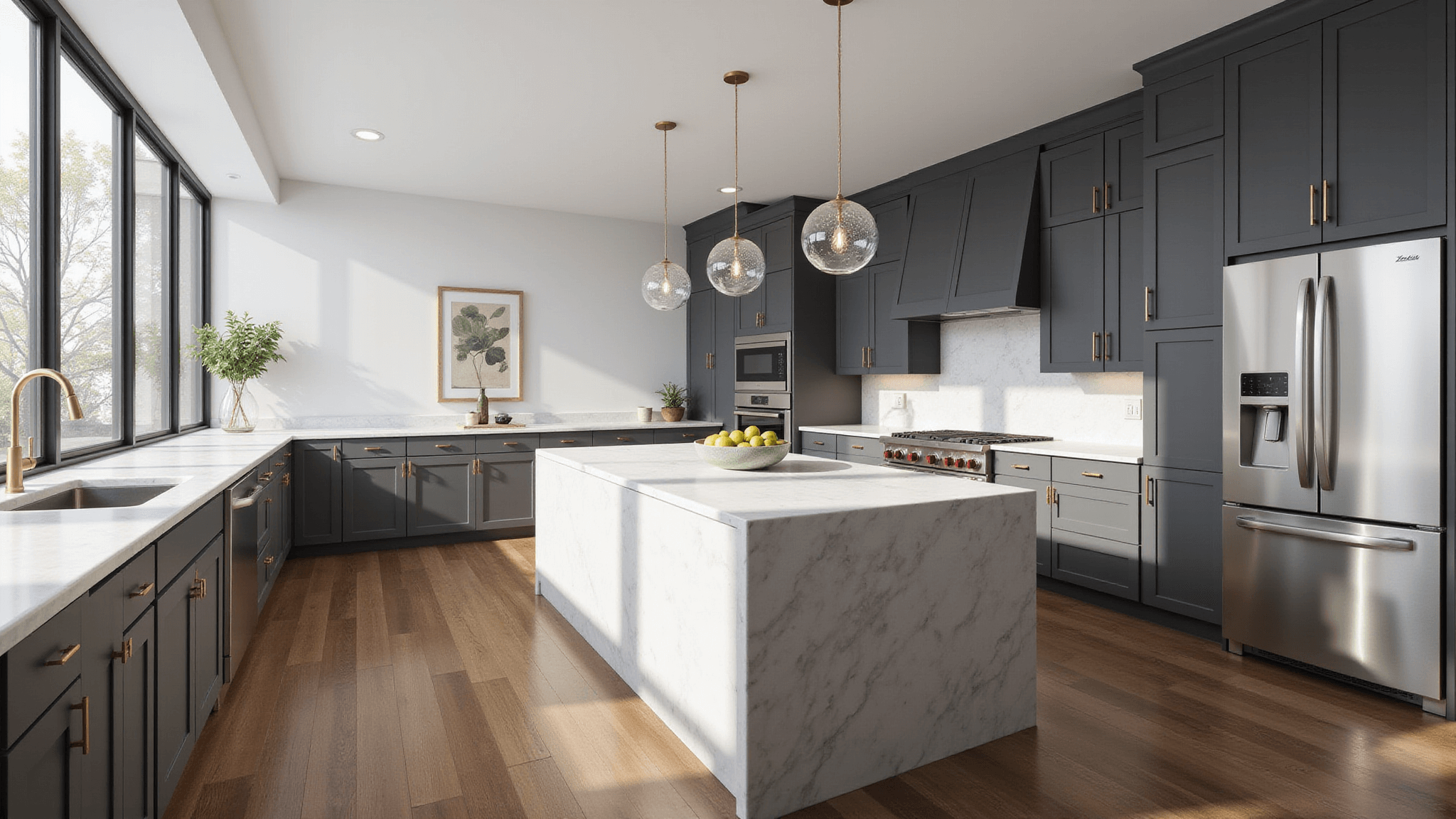 Transform Your Kitchen with Charcoal Cabinets: A Modern Makeover Guide ...