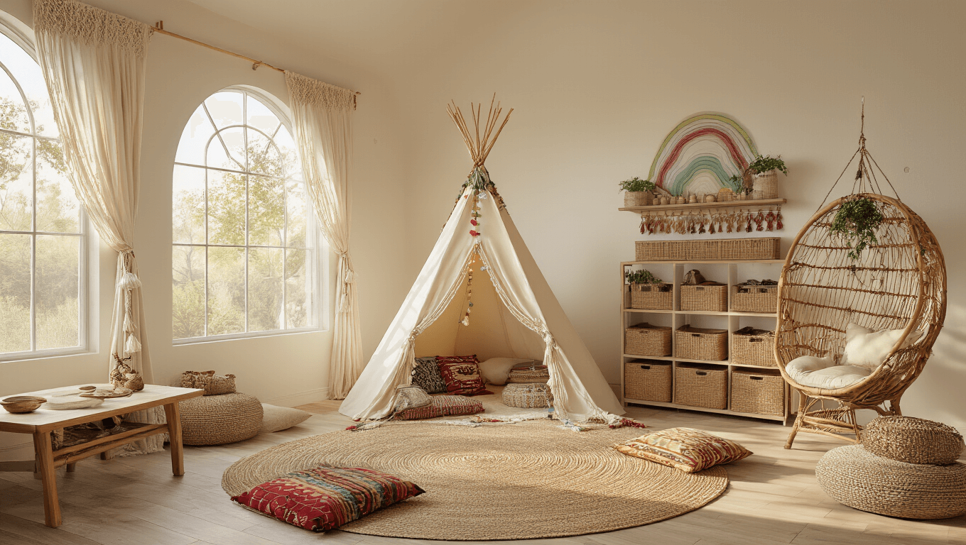 Transform Your Space: Creating a Dreamy Boho Playroom Your Kids Will ...