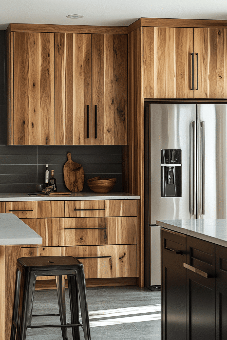 Flat Panel Hickory Style