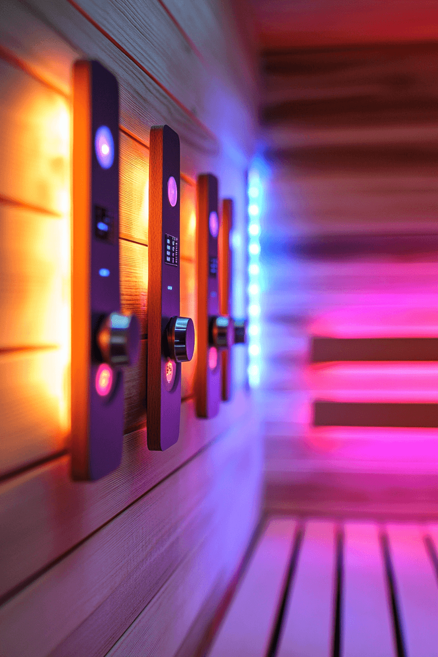 Color Light Sauna Design