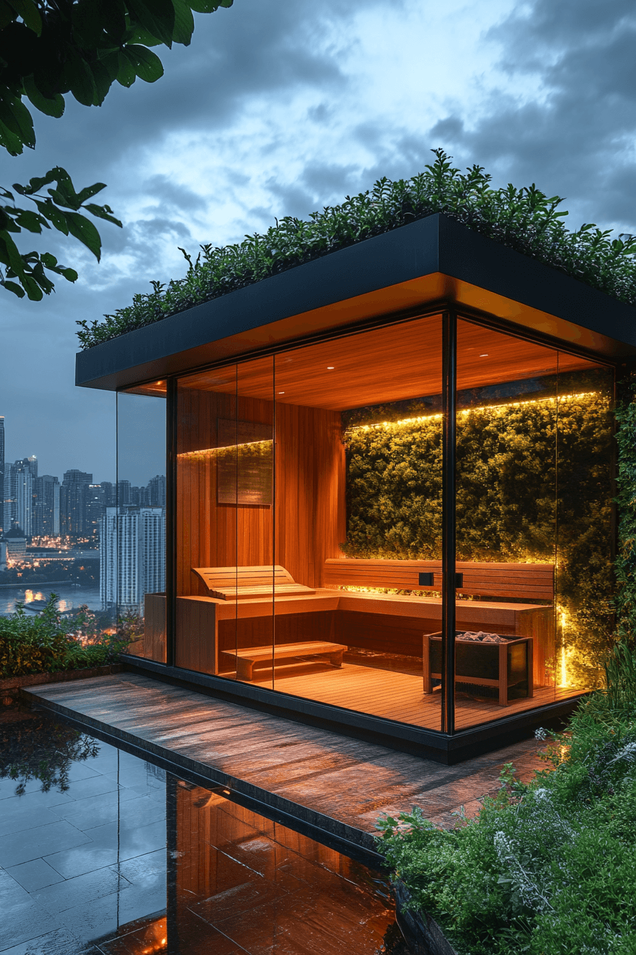 Rooftop View Sauna Retreat