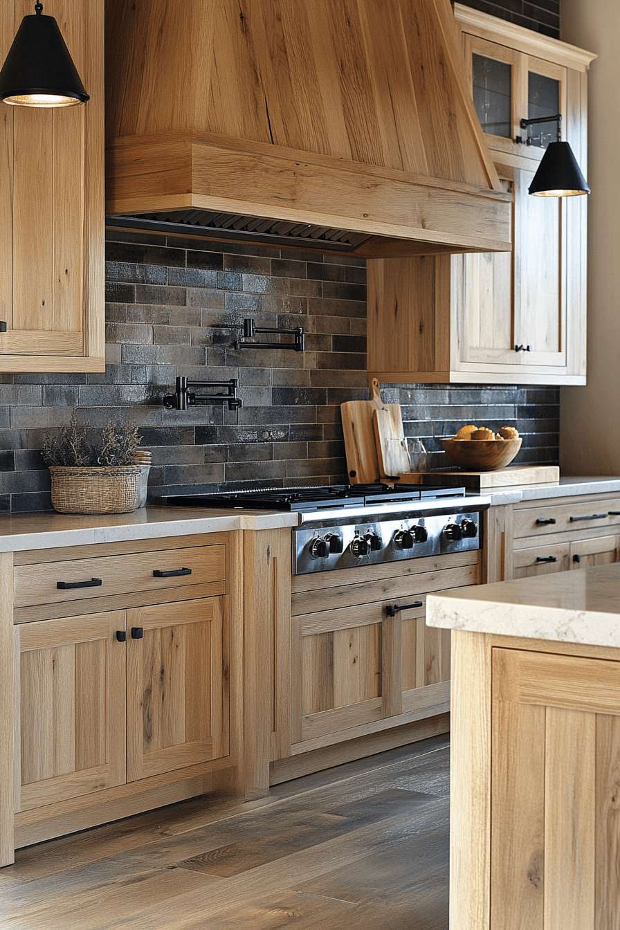 Mixed Wood Hickory Design