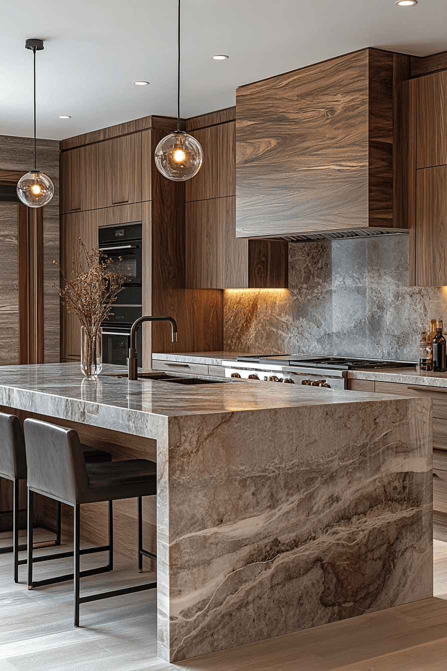 Hickory Marble Design Pairing