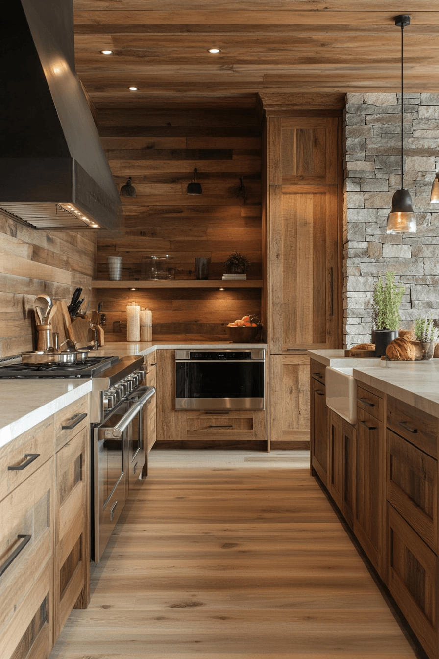 Rustic Modern Hickory Style