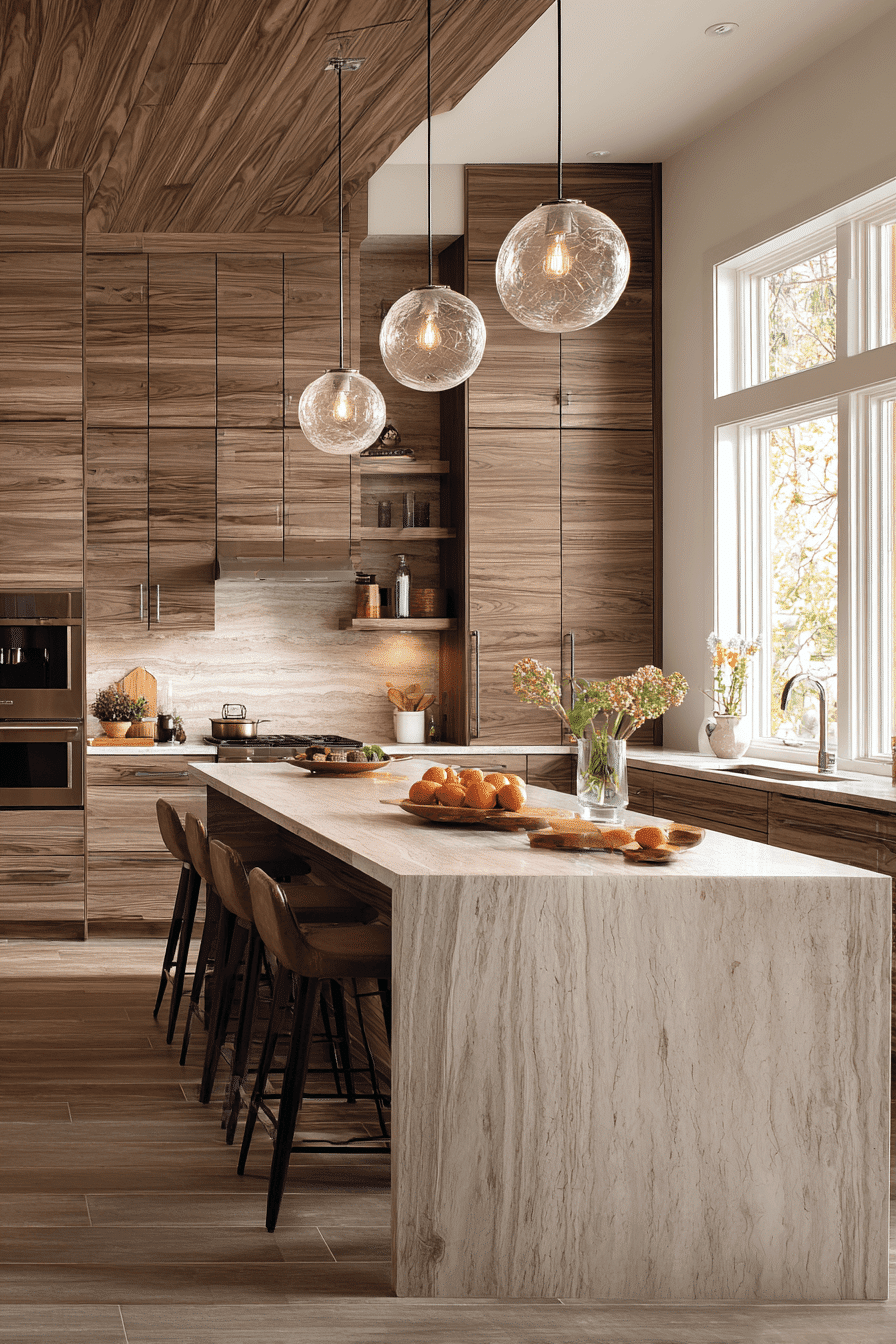 Horizontal Hickory Grain Style