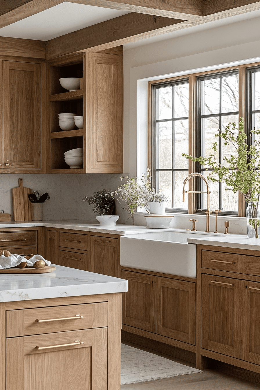 Light Hickory Kitchen Style