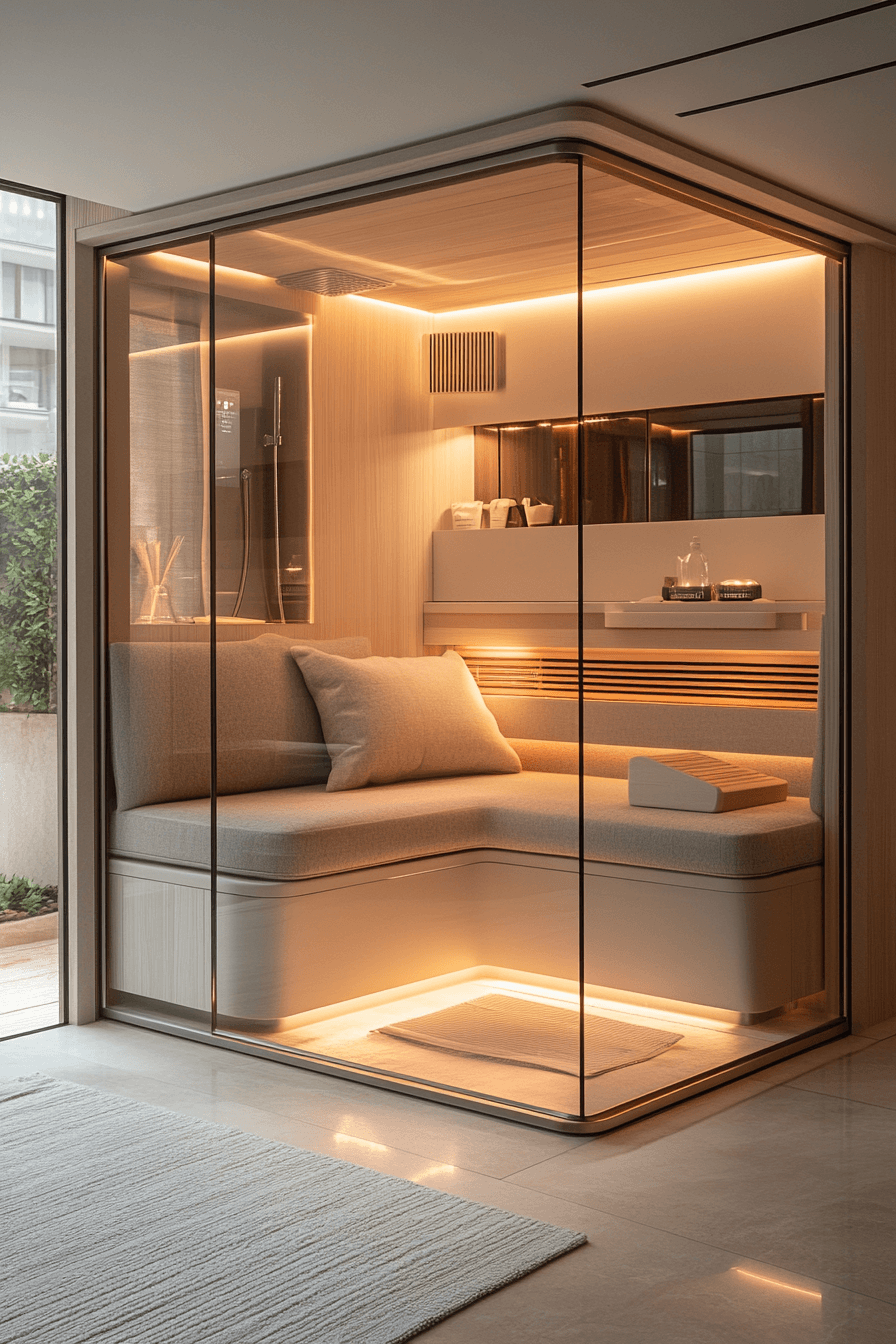 Small Space Sauna Design