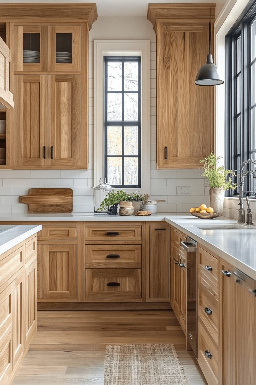 Shaker Hickory Cabinet Design