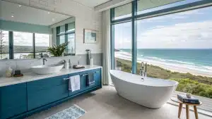 coastal modern bathroom