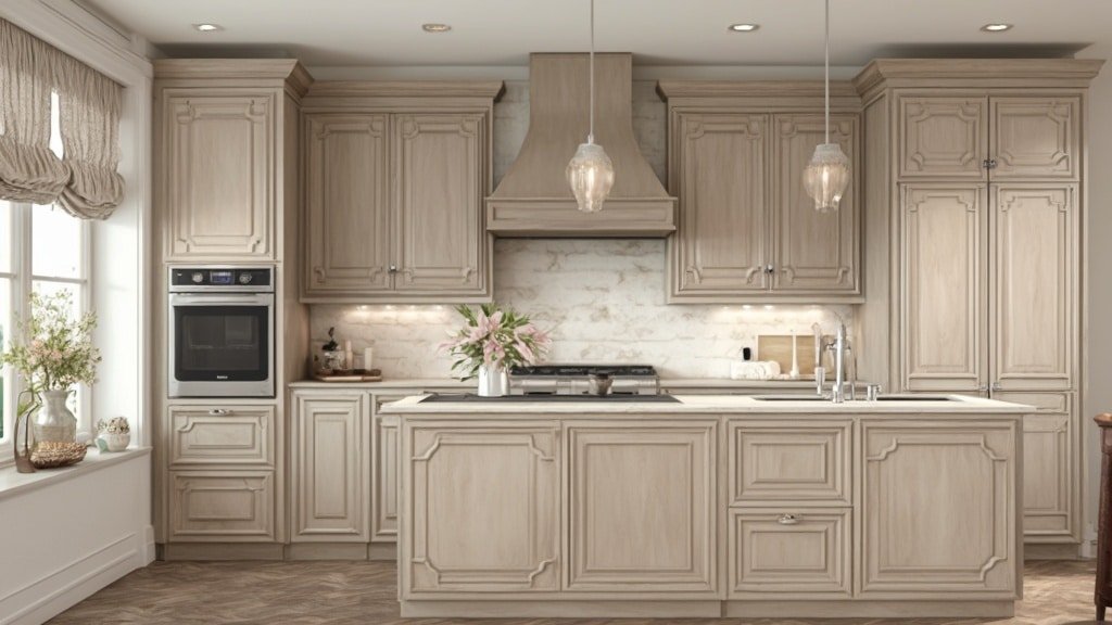 light taupe kitchen cabinets