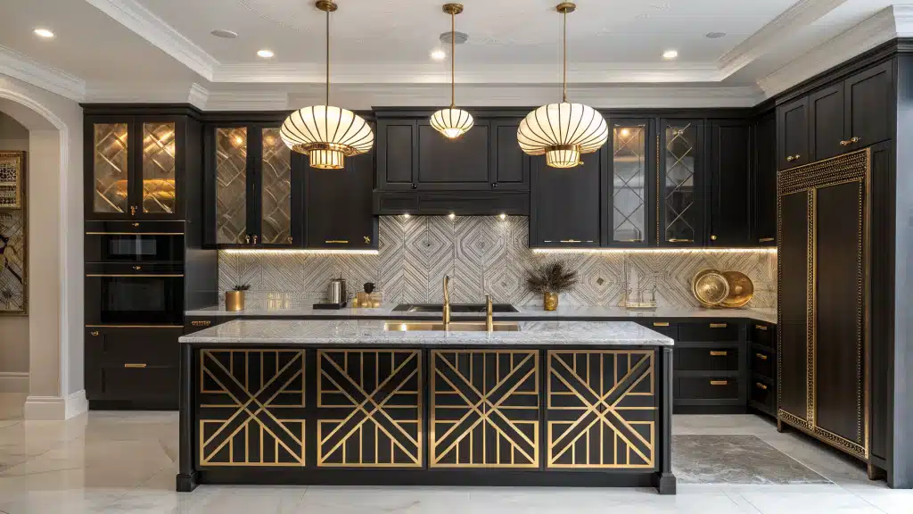 art deco kitchen