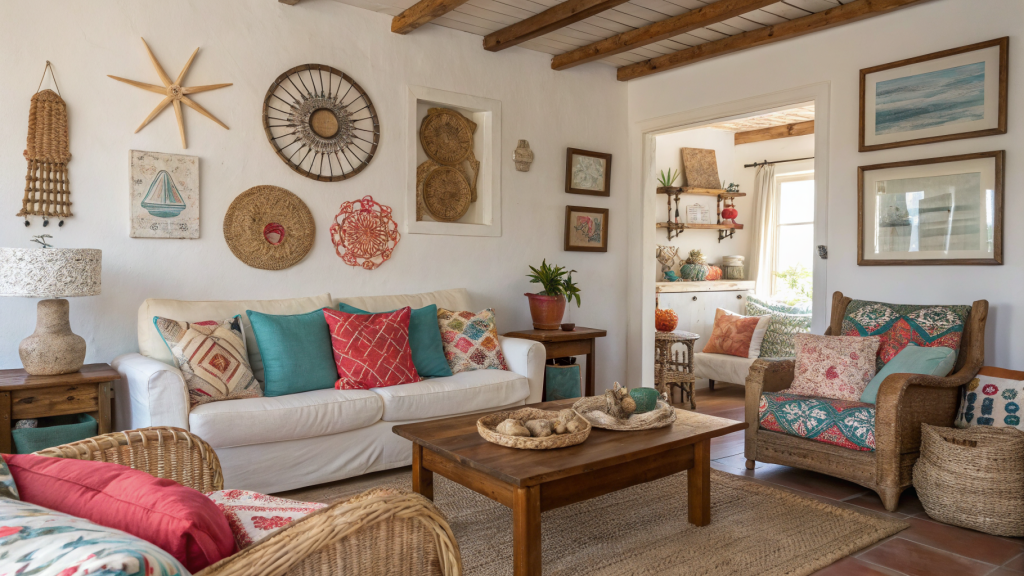 coastal eclectic decor