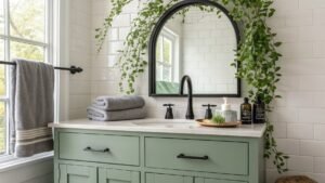 trendy bathroom decor
