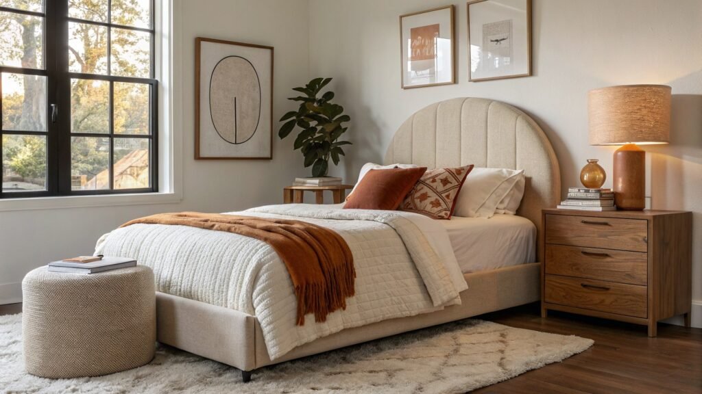 trendy bedroom