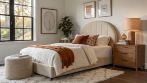 trendy bedroom